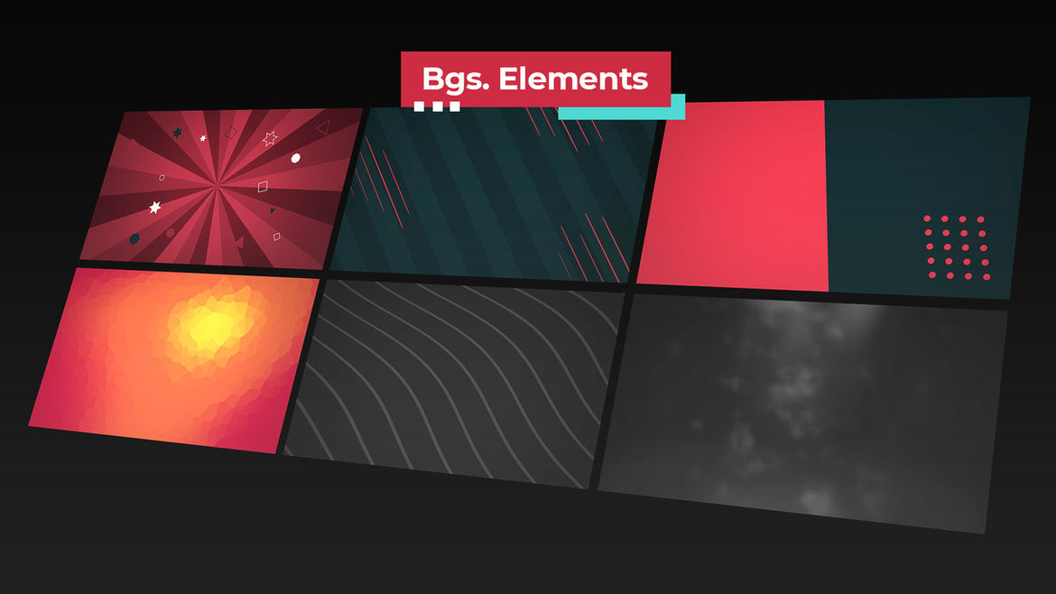 Sale Elements for Final Cut Pro, Backgrounds