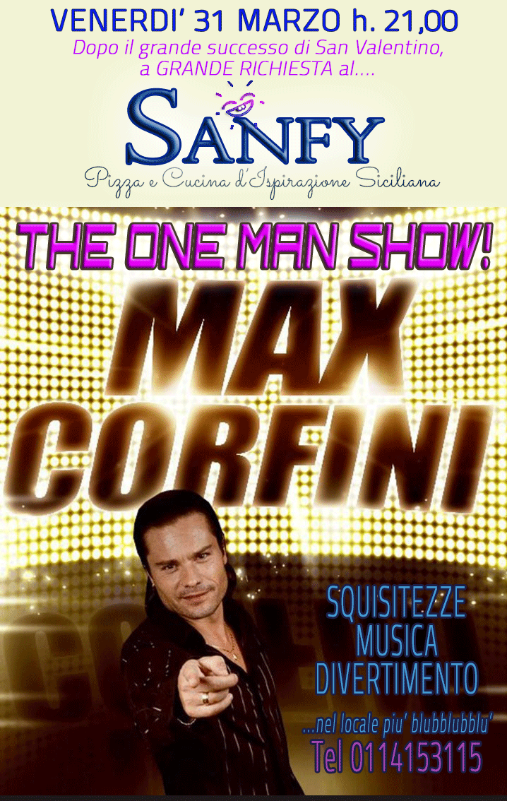 The One Man Show! - cena e spettacolo