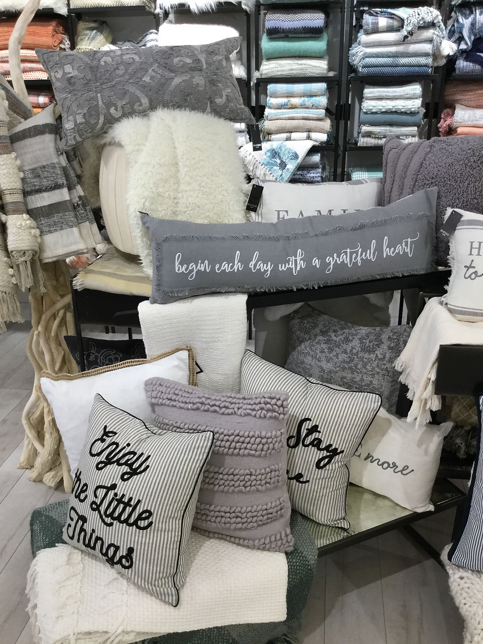 2018 pillow display