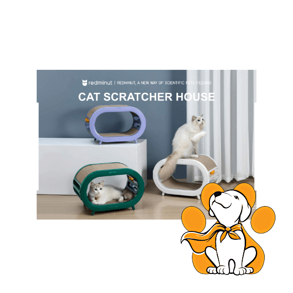 Thumbnail: Mi Pet Redminut Cat Scratcher House, Grebalica Za Mačke Za Prirodno Oštrenje Kandži