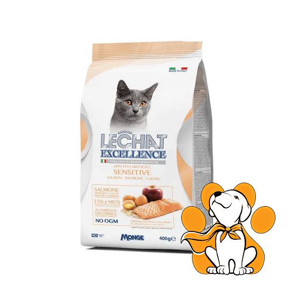 LeChat Excellence Fussy Cats Sensitive Salmon 400g, Hrana Za Mačke Sa Lososom