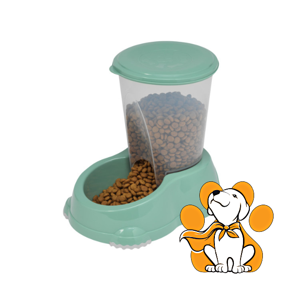 Thumbnail: Moderna Smart Snacker Large Green 1.5l, Automatska Hranilica Za Pse i Mačke