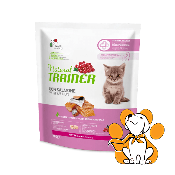 Natural Trainer Cat Kitten With Salmon 300g, Hrana Za Mačiće Sa Mesom Lososa