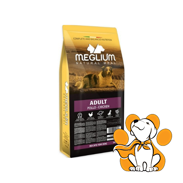 Mister Pet Meglium Adult Chicken 14kg, Suva Hrana Za Pse Na Bazi Piletine