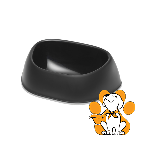 Moderna Sensibowl Medium Black 700ml, Posuda Za Pse i Mačke U Crnoj Boji