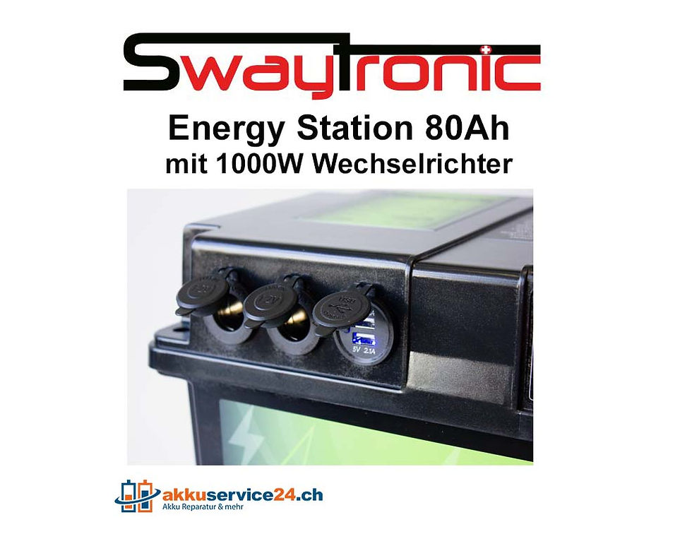 Miniaturbild: SWAYTRONIC - Energy Station 80Ah 1000W
