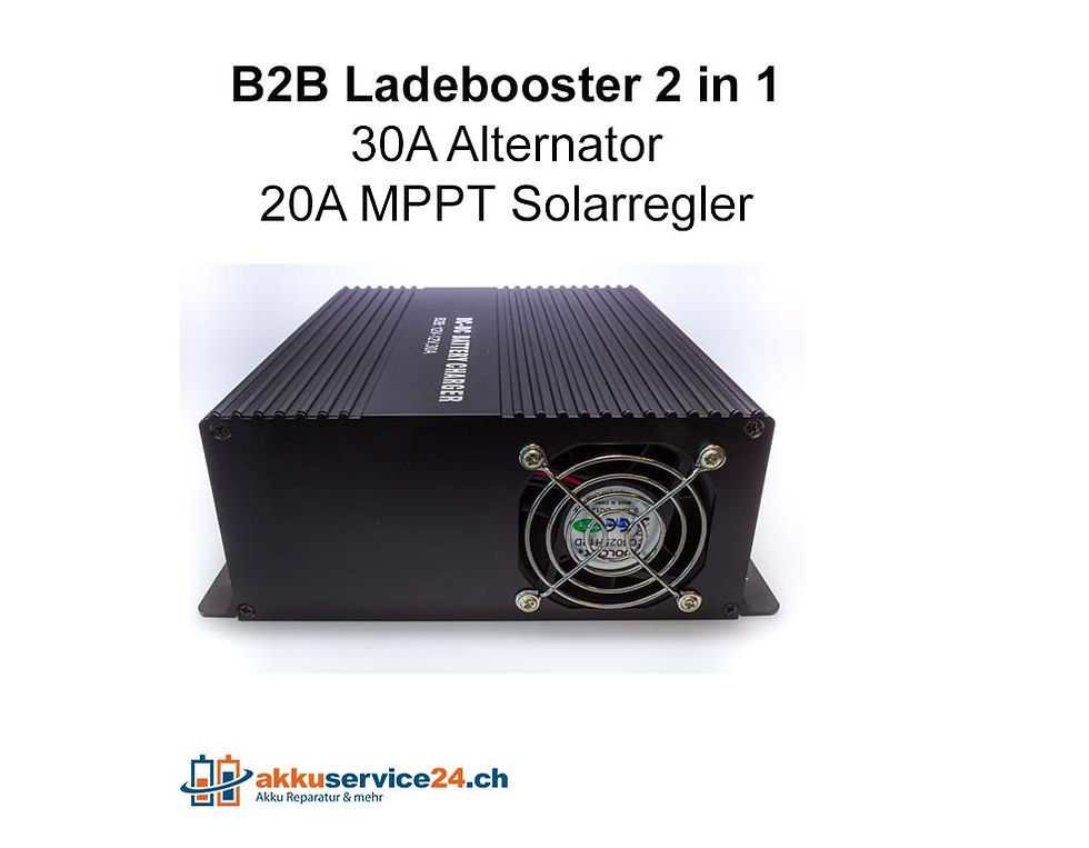 Miniaturbild: 2 in1 Ladebooster 30/20A - B2B und MPPT