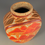 Thumbnail: Mushroom cabinet vase with leaf design 