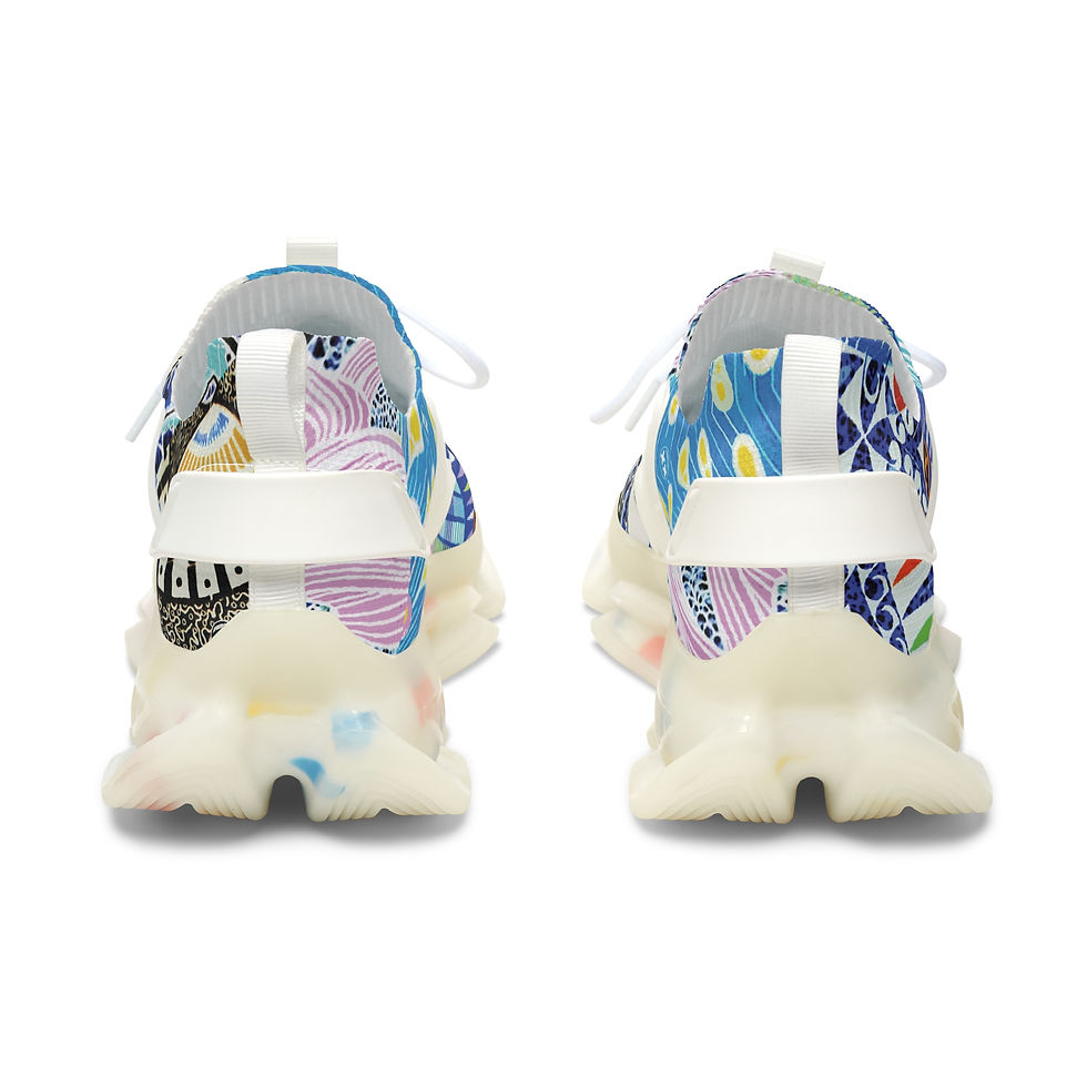 Thumbnail: CC SUN RUNNERS  Mesh Sneakers "blue"