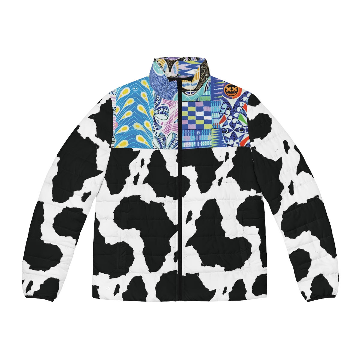 AFRICA EgwuatuBySauce Men's Puffer Jacket (AOP)