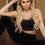 Thumbnail: Milano Seamless Sports Bra - Black [MADE IN ITALY]