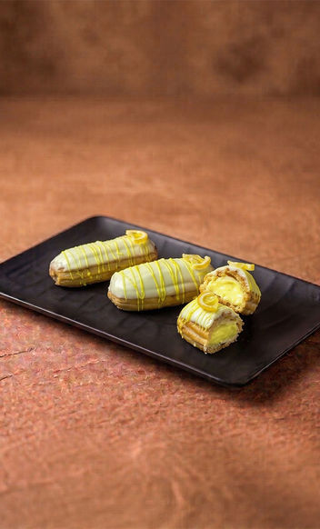 Gıda boyasız taze sıkılmış gerçek limon dolgulu ve tereyağlı katkısız butik limonlu ekler