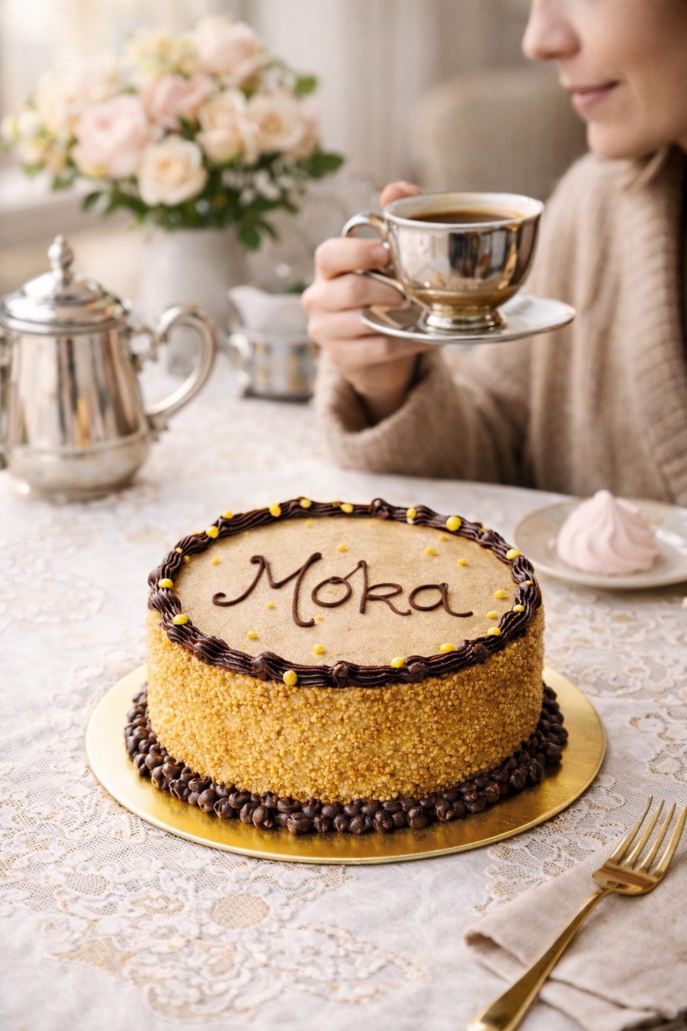 Miniature : ☕Moka artisanal ☕  un gâteau généreux composé d’une génoise moelleuse imbibée a
