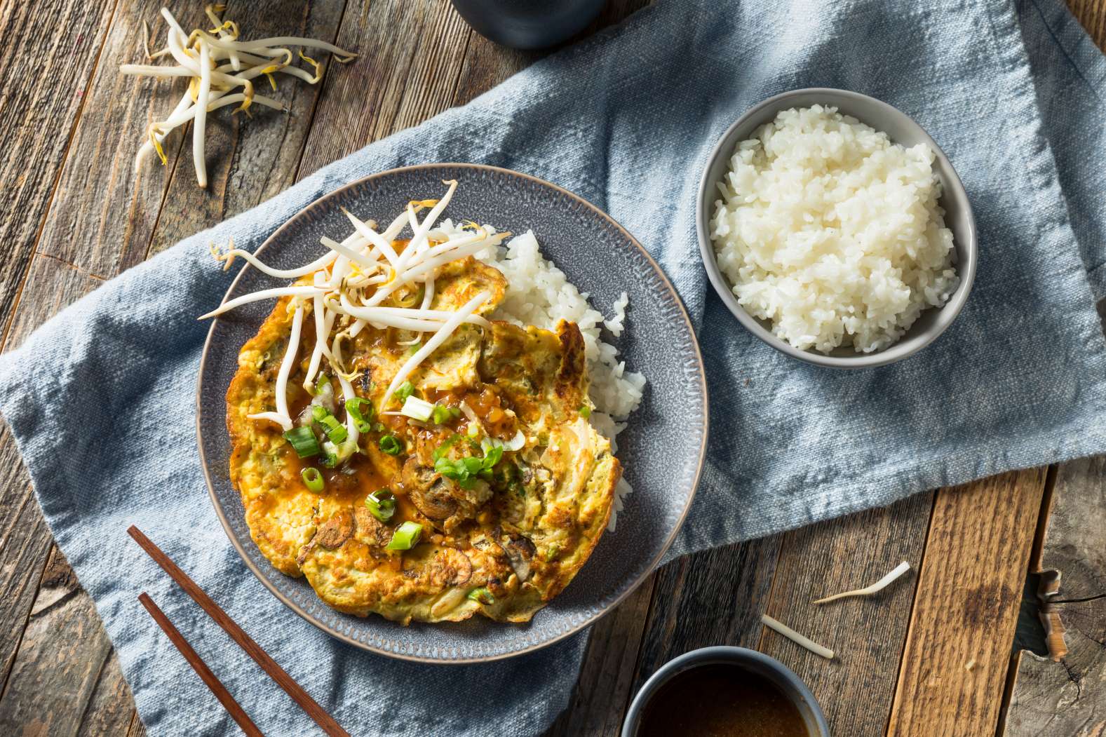 Arranged Food and Objects