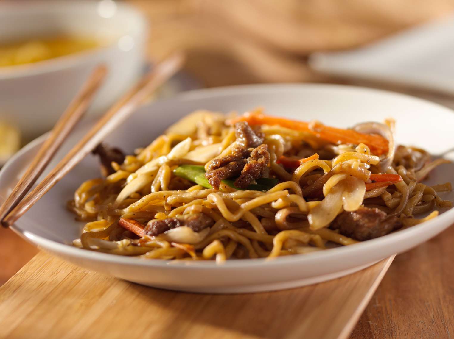 Arranged Food and Objects