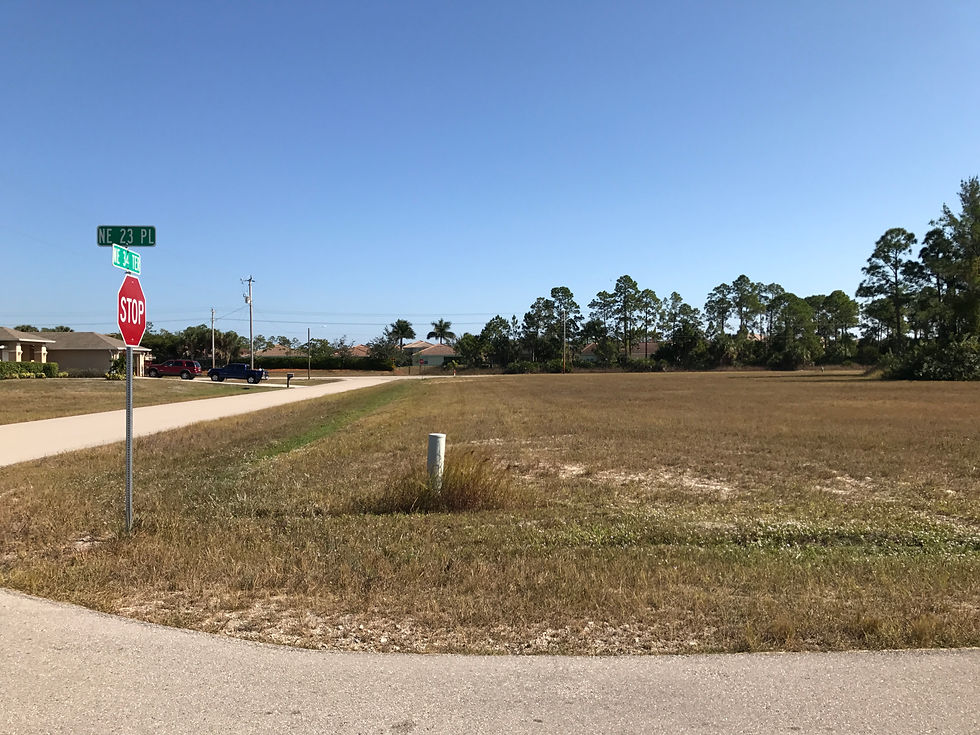 Developed Lot, Cape Coral