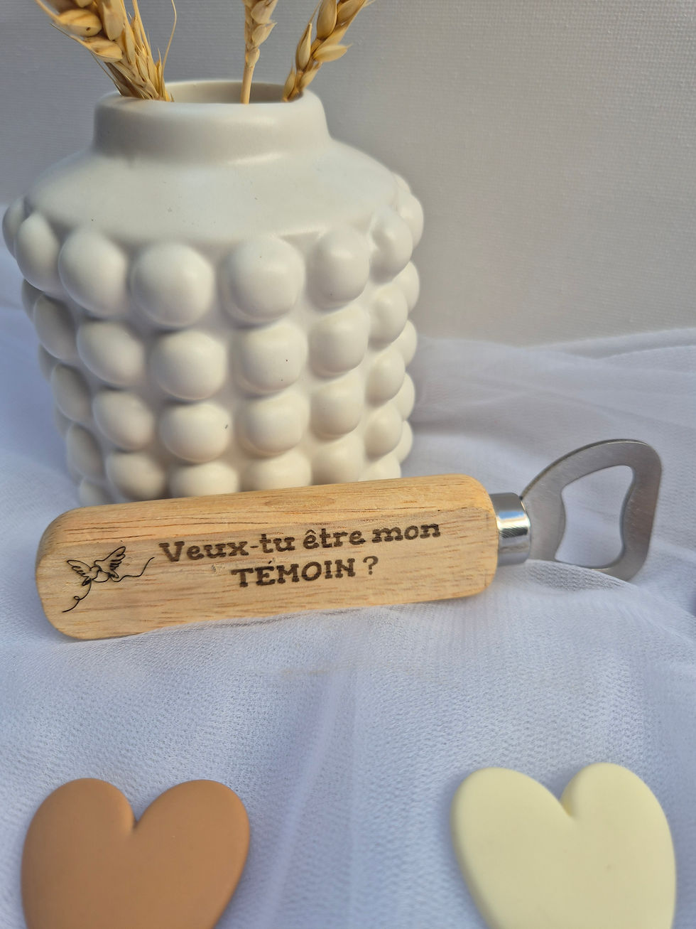 Miniature : Décapsuleur en bois personnalisable