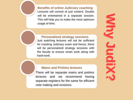 Official syllabus of Judiciary exams of various states and JudiX’s Judiciary Foundation batch