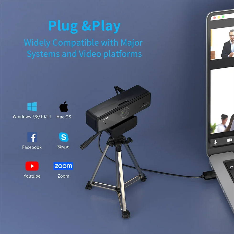 Thumbnail: Nuroum V11 High Quality 1080p 60fps Full Hd Plug And Play Computer Usb Web Camer
