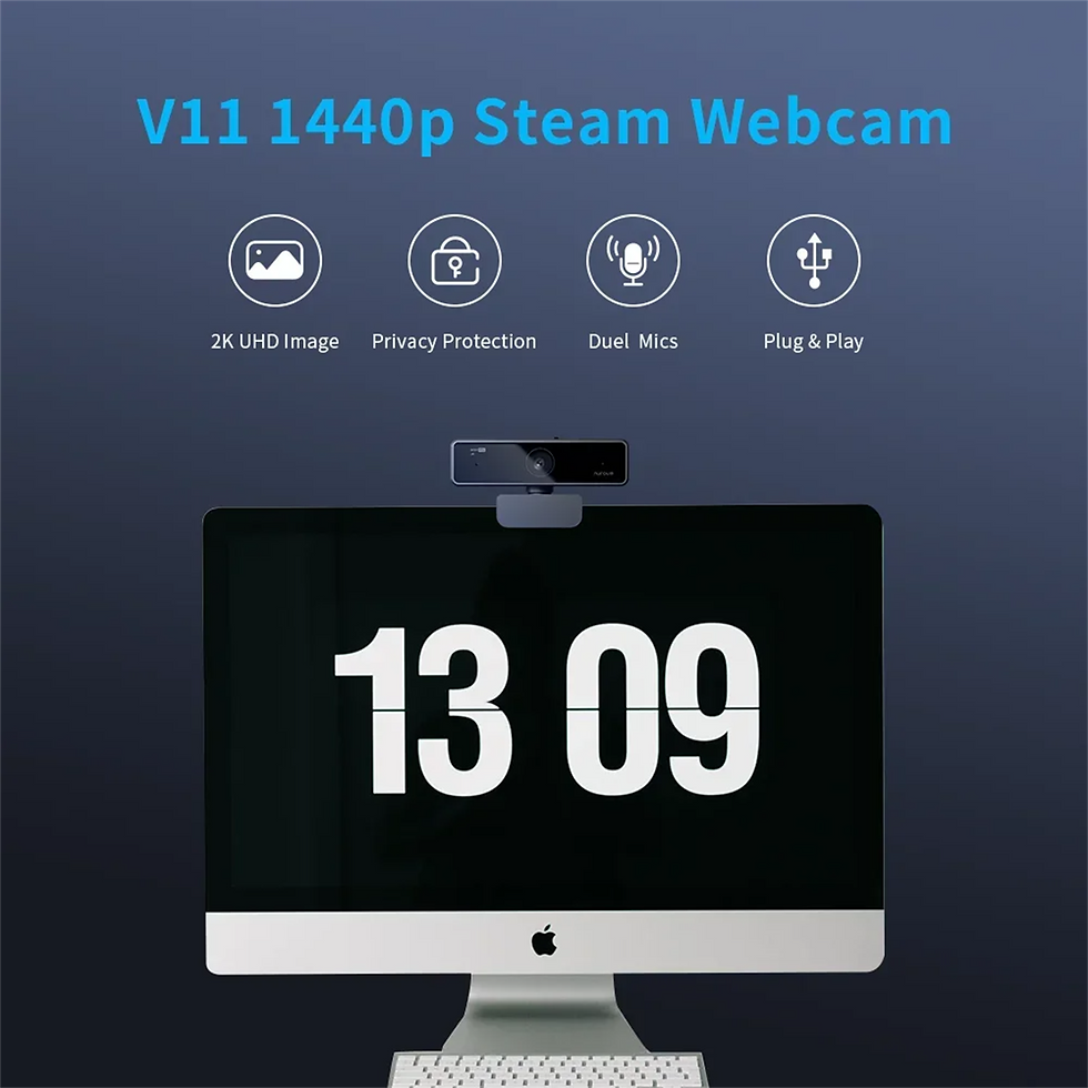 Thumbnail: Nuroum V11 High Quality 1080p 60fps Full Hd Plug And Play Computer Usb Web Camer