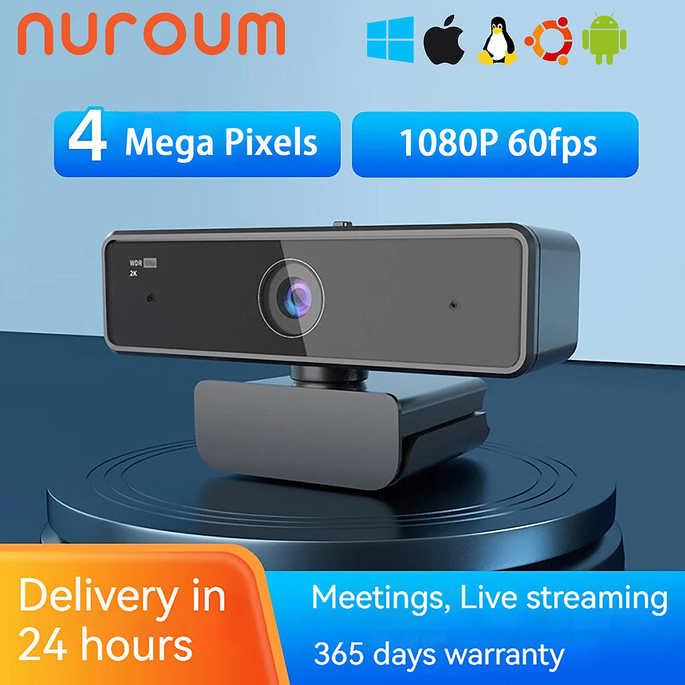 Thumbnail: Nuroum V11 High Quality 1080p 60fps Full Hd Plug And Play Computer Usb Web Camer