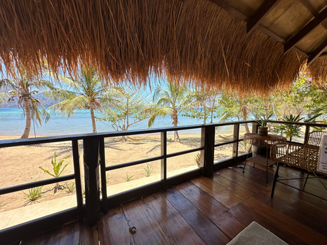 family villa, with balcony, baia serena resort, villa near the beach, hotel near the beach, coron, coron palawan, private villa, beach access, cabana access, seaview, ocean view, beach front, coron island, island life, island living, coron palawan philippines, i love coron, coron island hopping