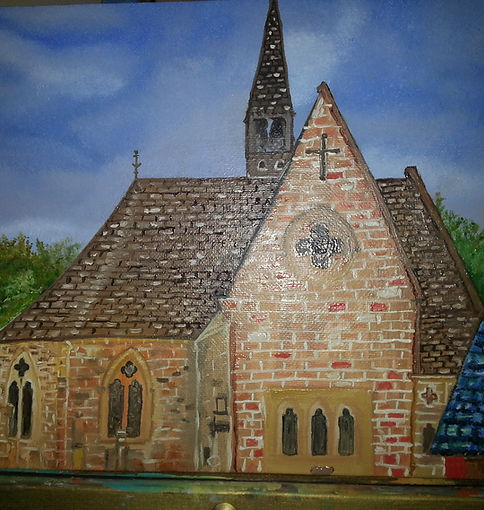 Luss Parish Church Painting