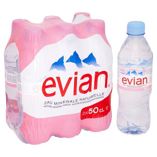 Evian Water 500 ml (6 pack) Cabo Groceries