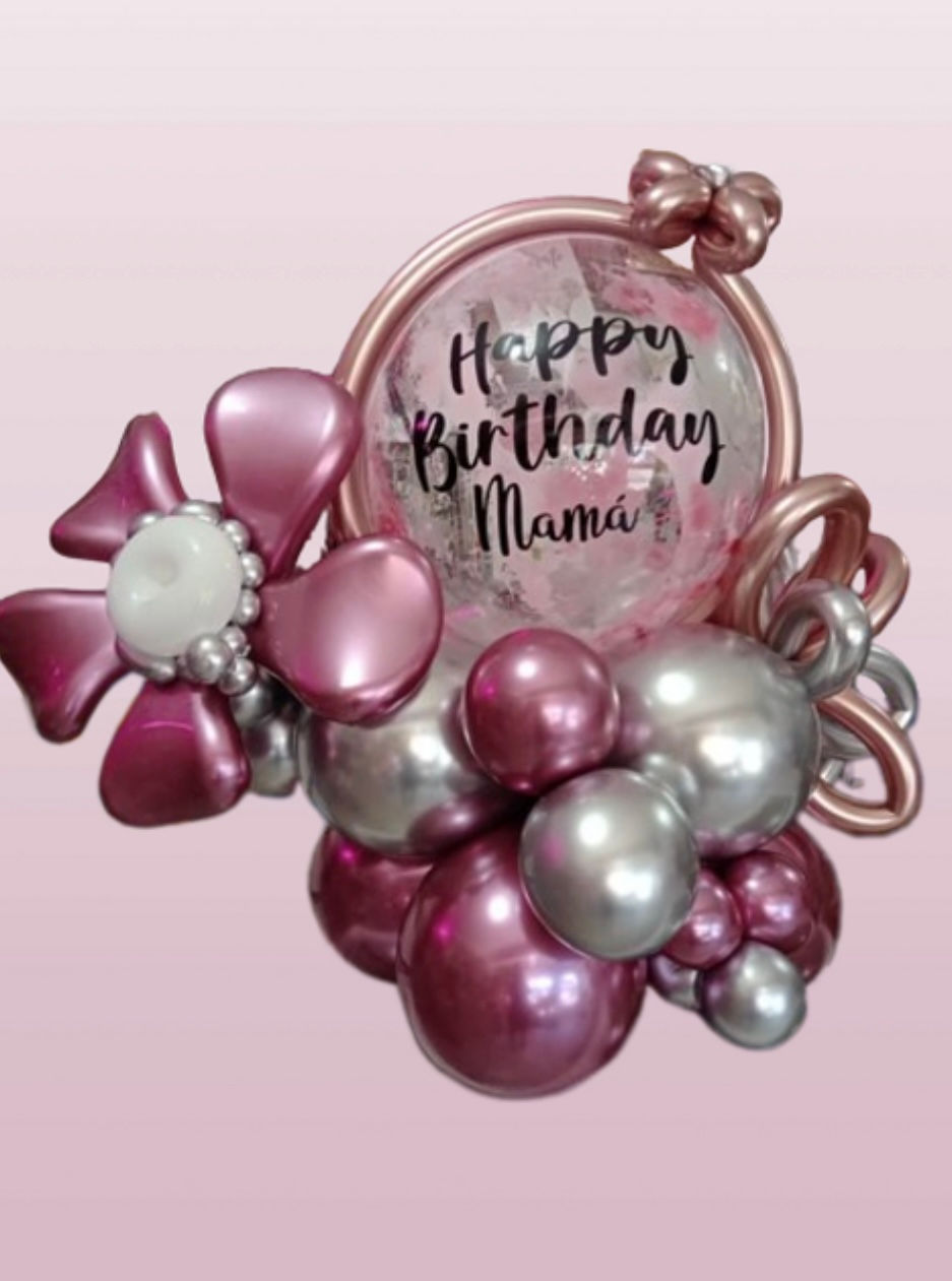 Thumbnail: Bubble balloon with flower