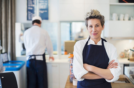 Mujer chef