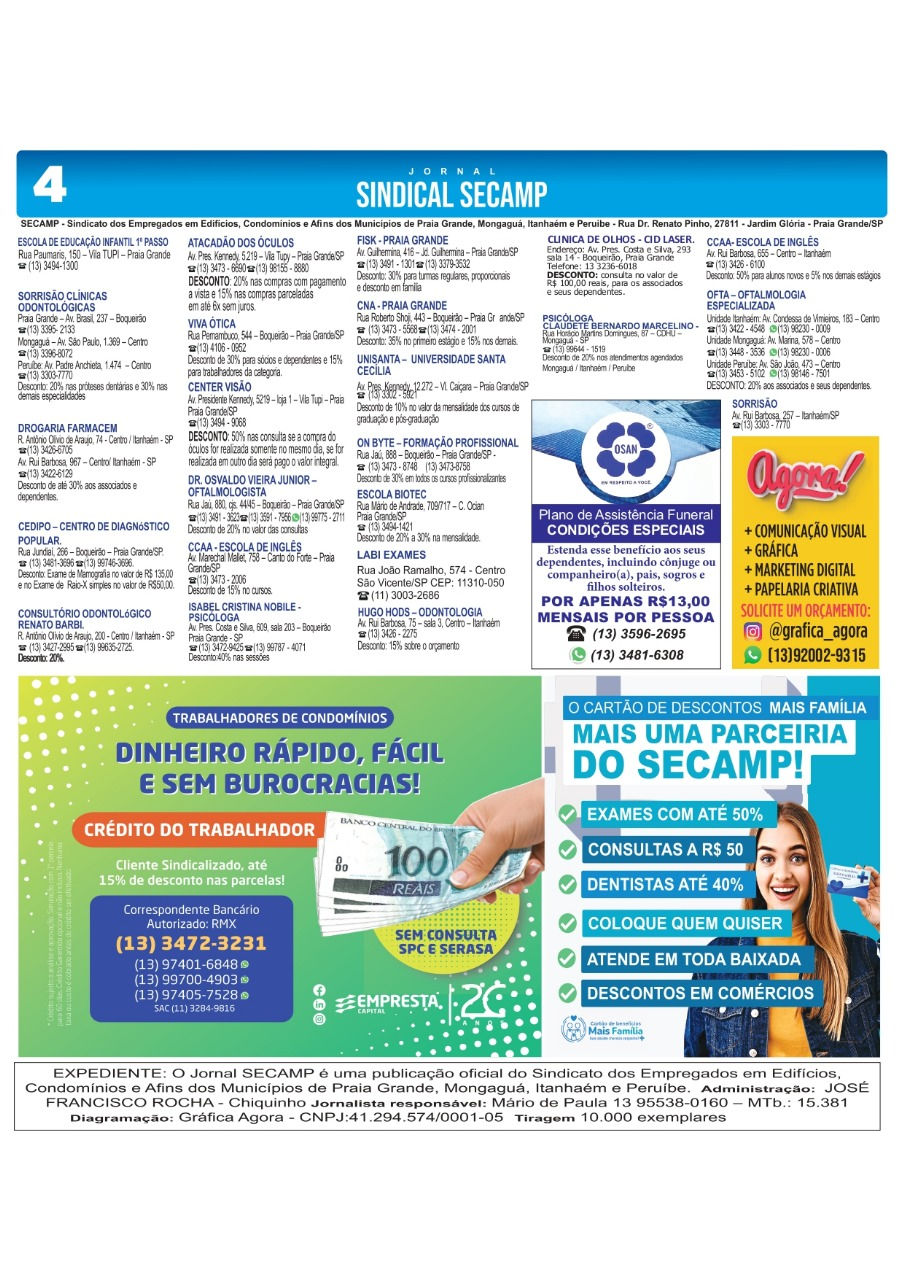 Jornal Agosto 2025 - Secamp