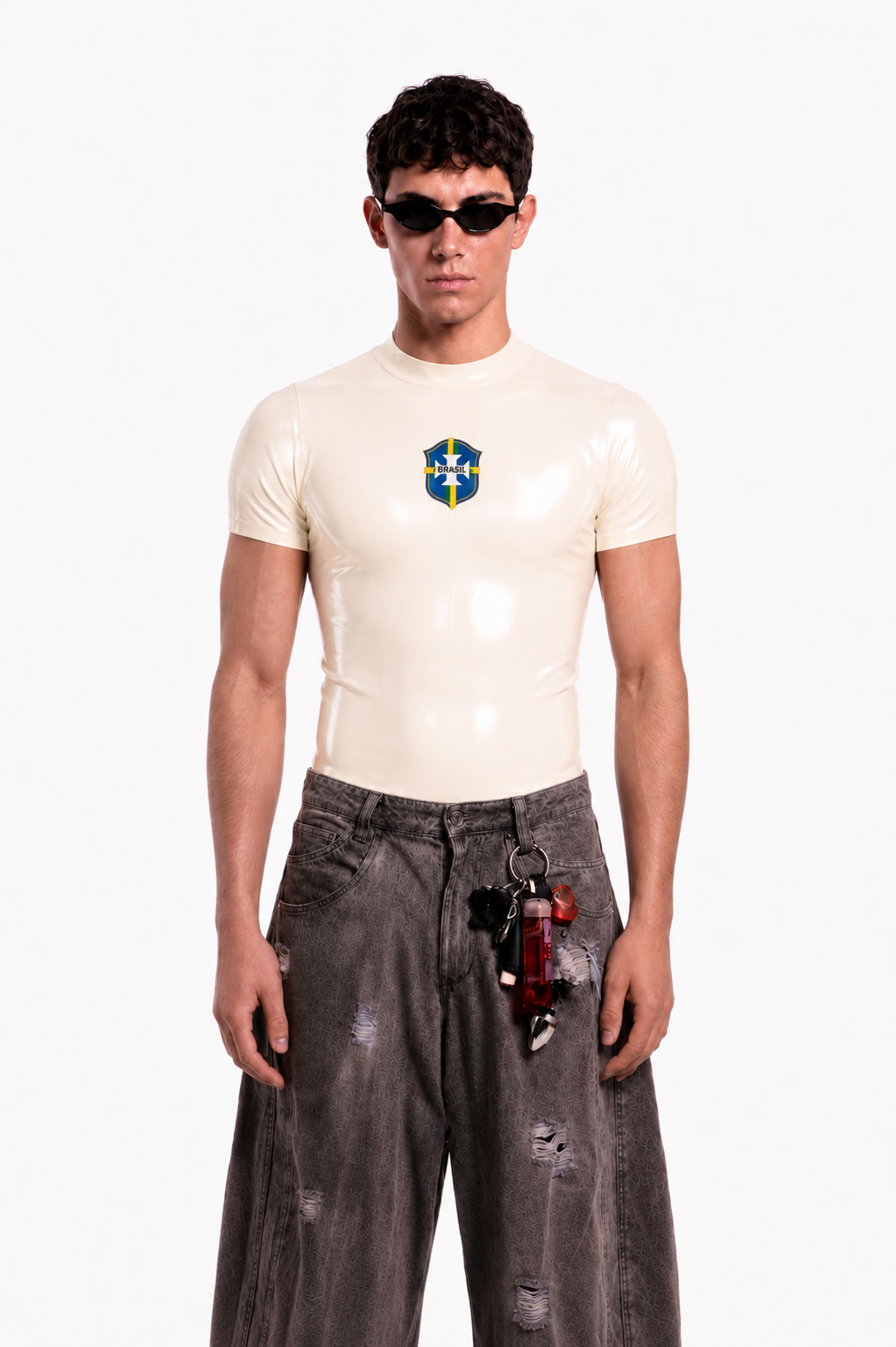 Baby Tee Bold Clean Látex Brasil - Boy