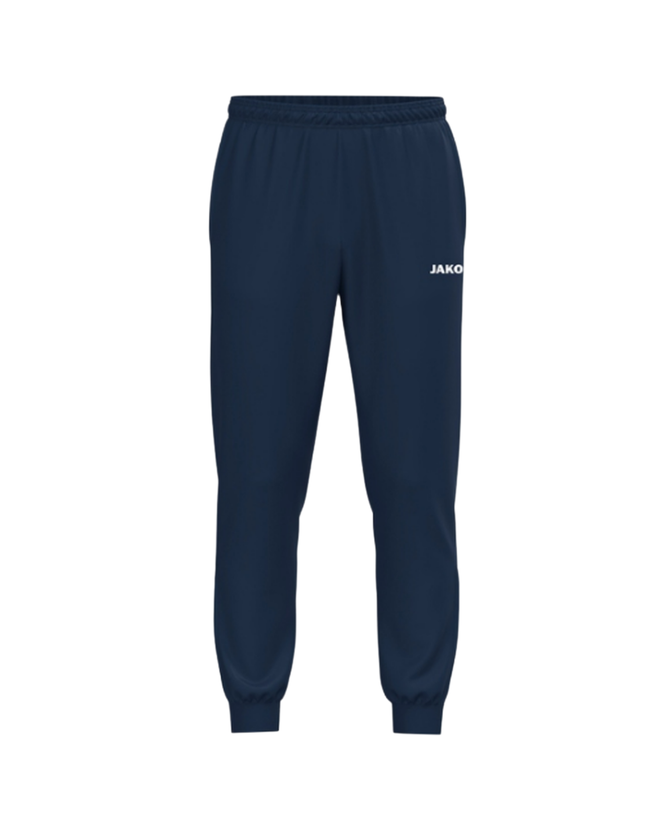 One navy polyester trousers