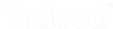 Indeed logo in white with icon