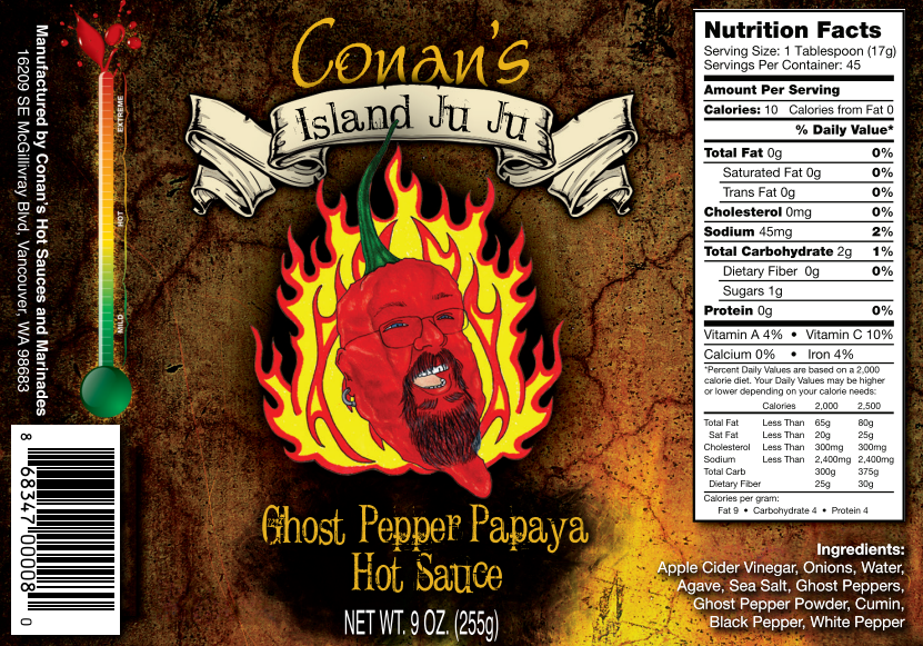 Thumbnail: Ghost Pepper Papaya Hot Sauce