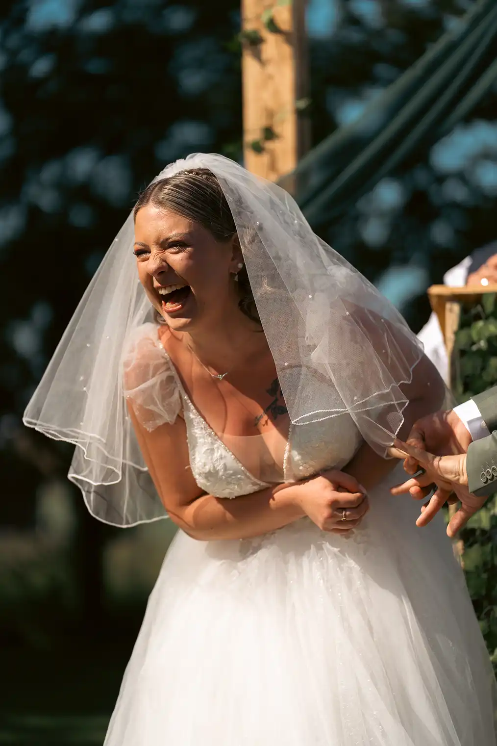 mariée qui rit