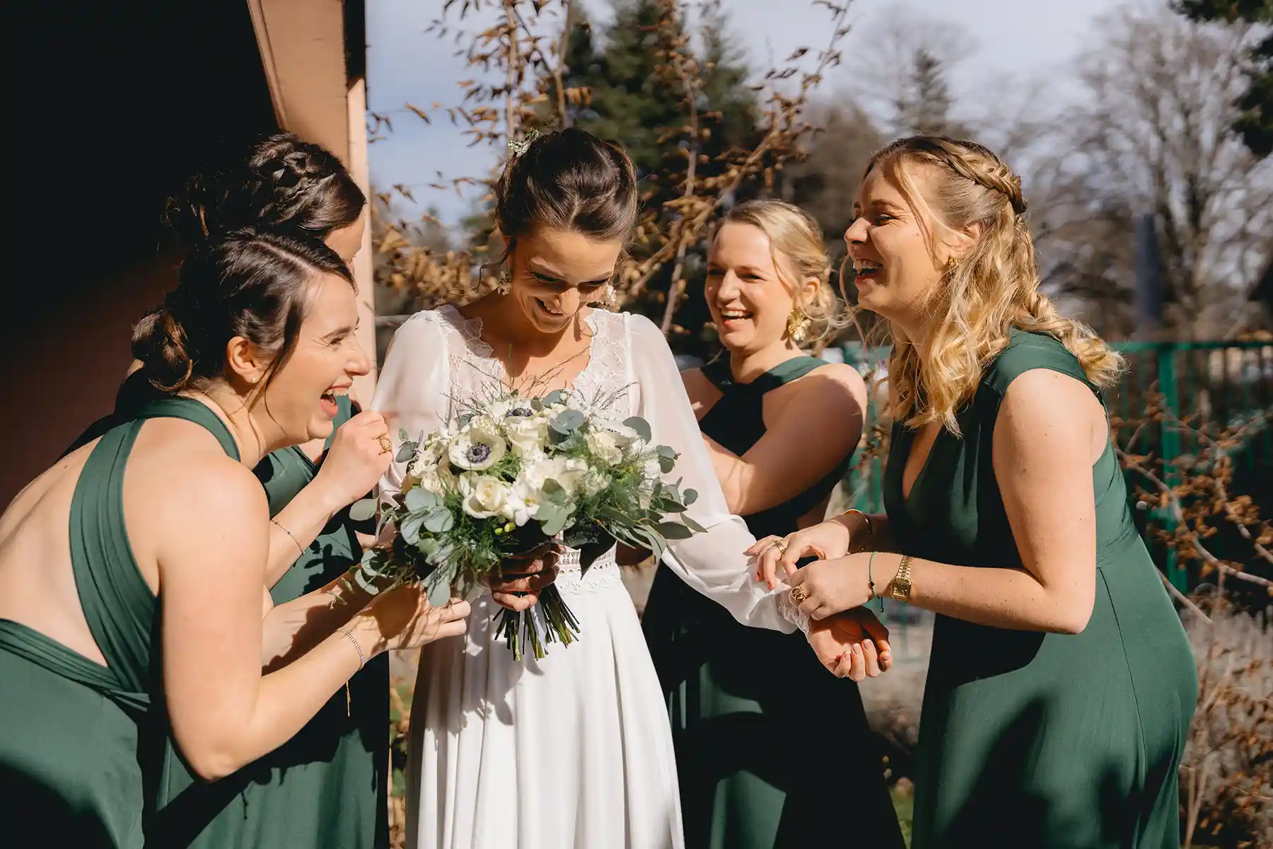 la mariée et ses copines
