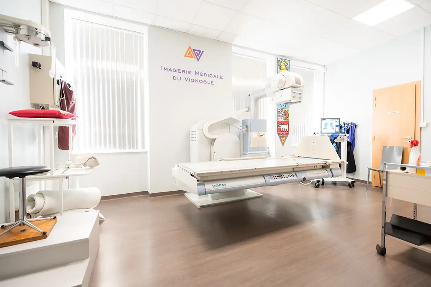 Photo immobilier montrant l'intérieur d'un cabinet de radiologie
