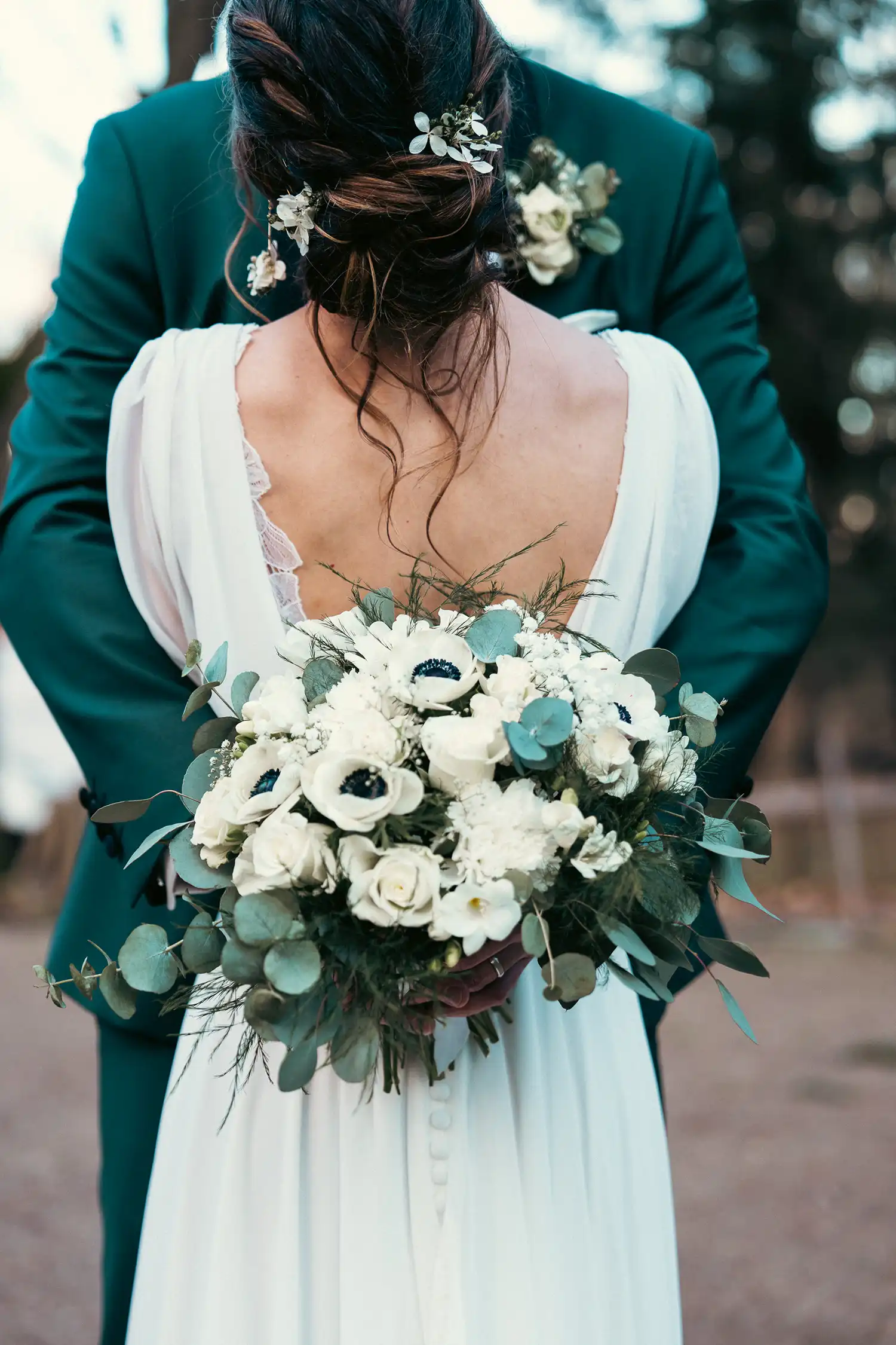 Un couple de mariés