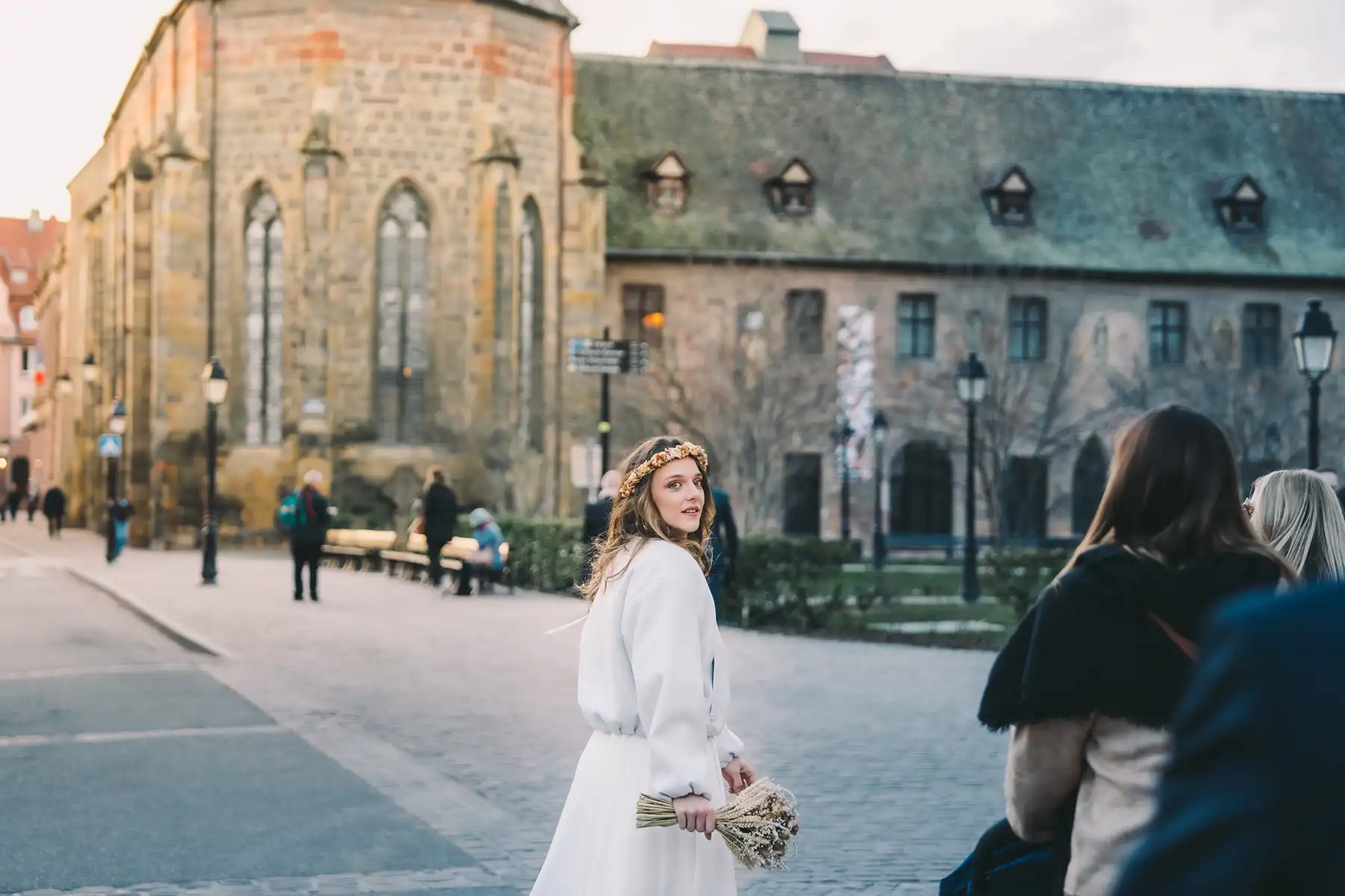 arrivée de la mariée
