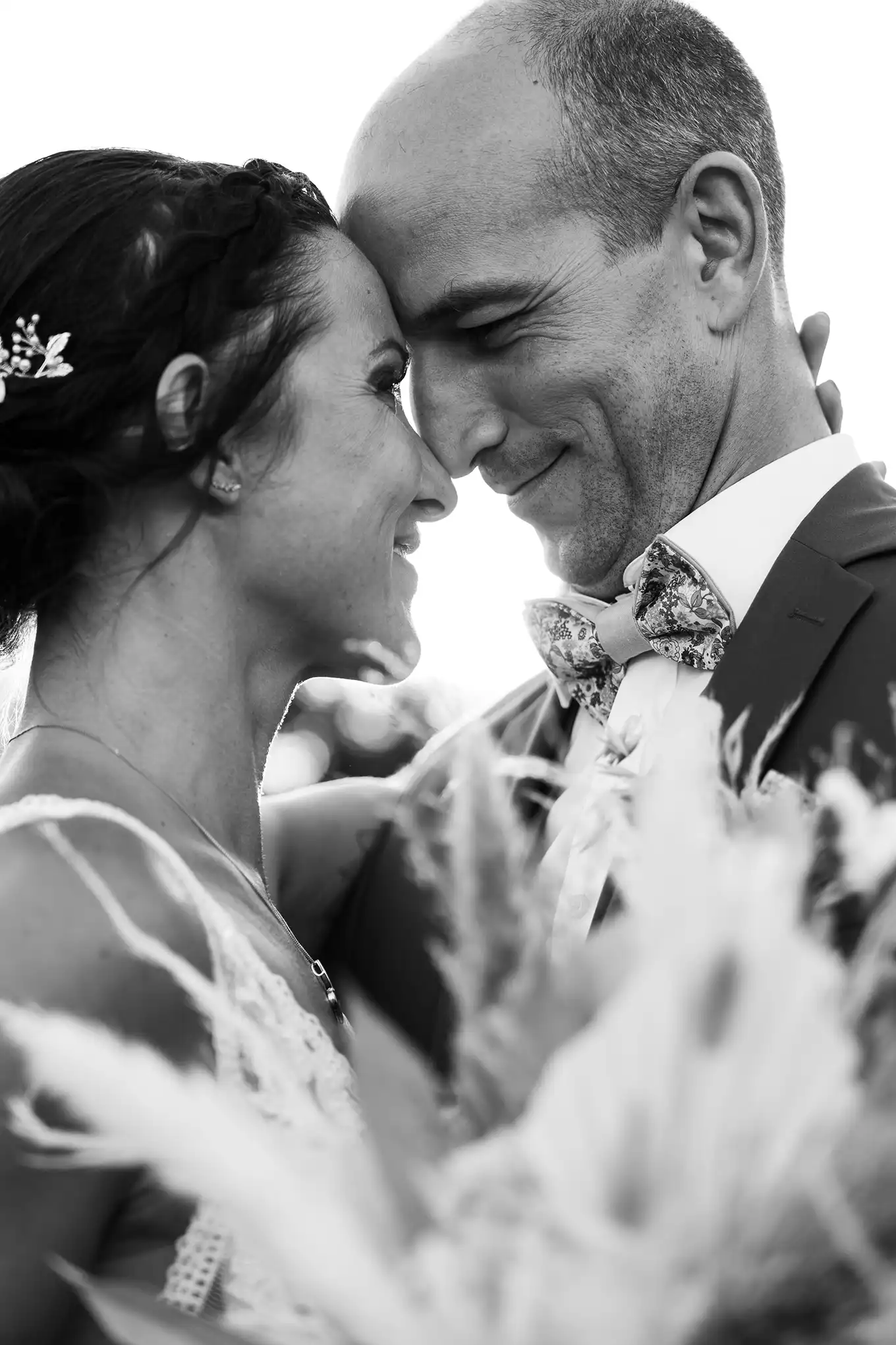 Un couple de mariés