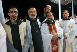 Facebook - Momentos antes de iniciarmos a Celebração do santo Sacrifício da Miss