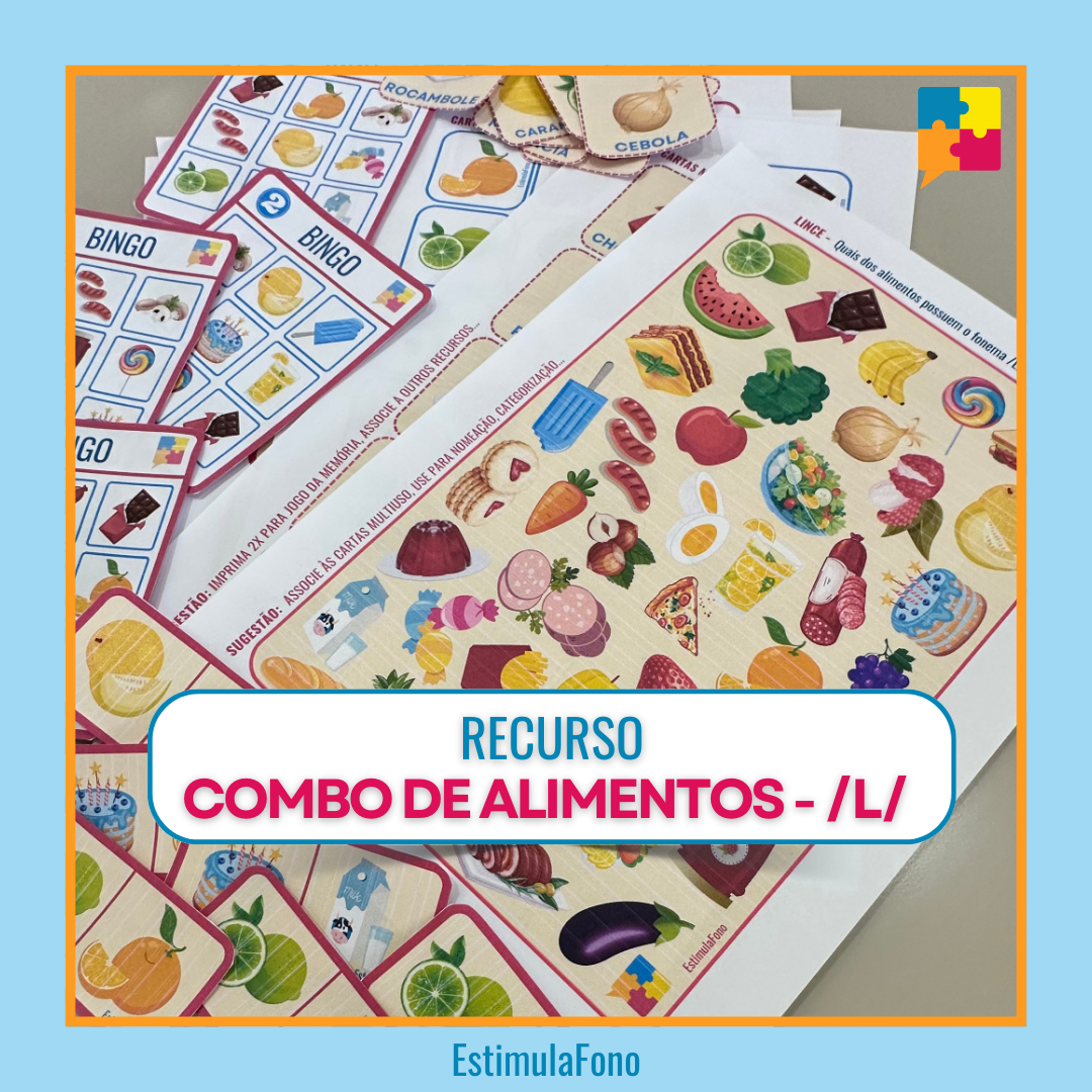 Combo de alimentos - fonema /L/