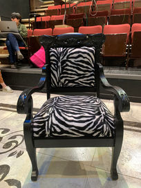“Tartuffe” Zebra Chair