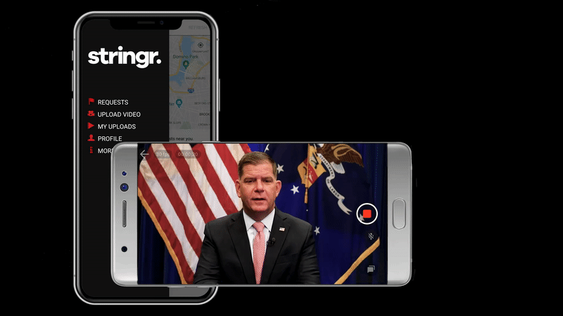 Live streaming app for news video