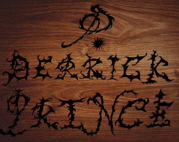 DERRICK PRINCE - Name Font
