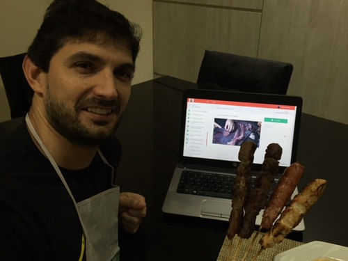 Depoimento de aluno do curso de churrasco