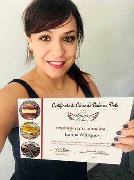 Depoimento de aluna do curso de Bolos no Pote