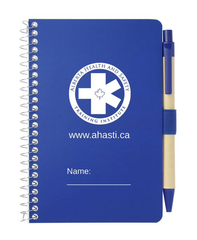 AHASTI's Pocket Spiral Notebook and Pen is perfect for quick notes.