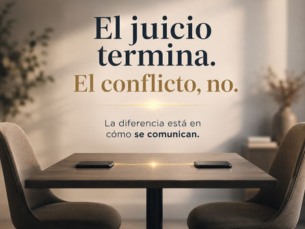 El juicio termina. El conflicto, no.
